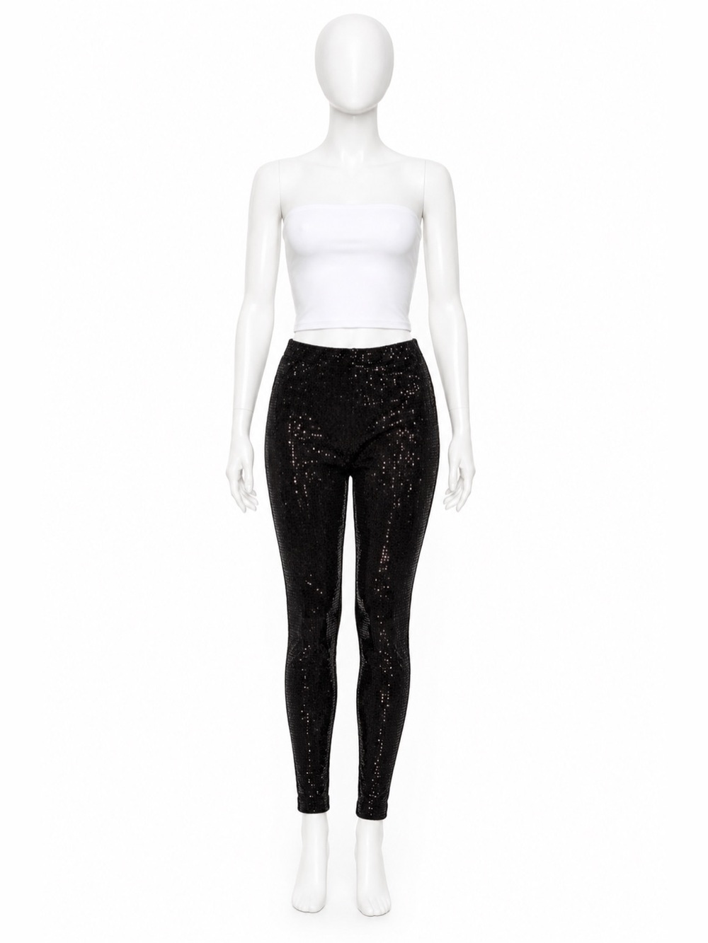 Black Sequin legging